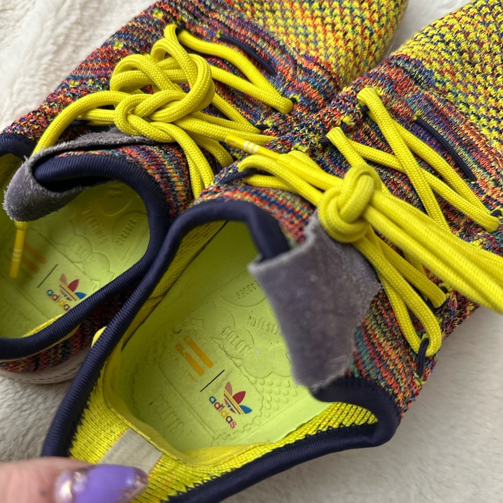 Adidas x Pharrell Williams hu multi color sneakers - Picture 4 of 7